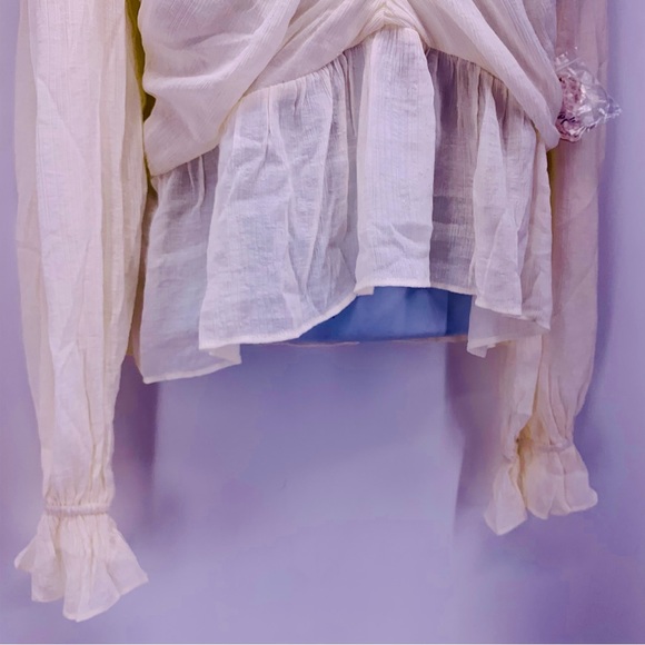 Free People Deep V Aurora Top Womens Size XS - Picture 3 of 9